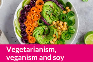 Vegetarian, vegan and soy