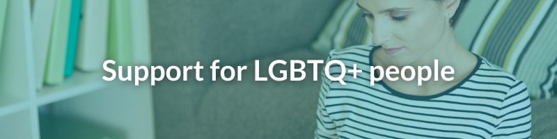 Support for LGBTQ+ people