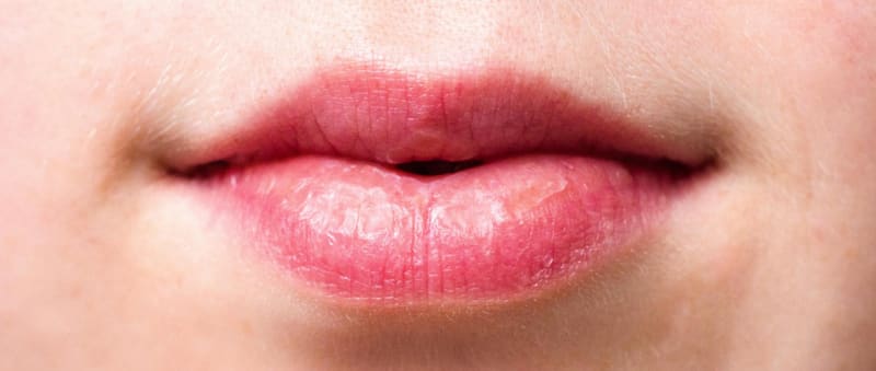 Close-up of lips